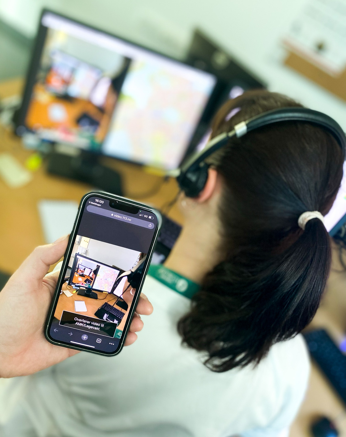 Illustrasjon Nyhetsmelding rapport 2 2022 video i legevaktsentral