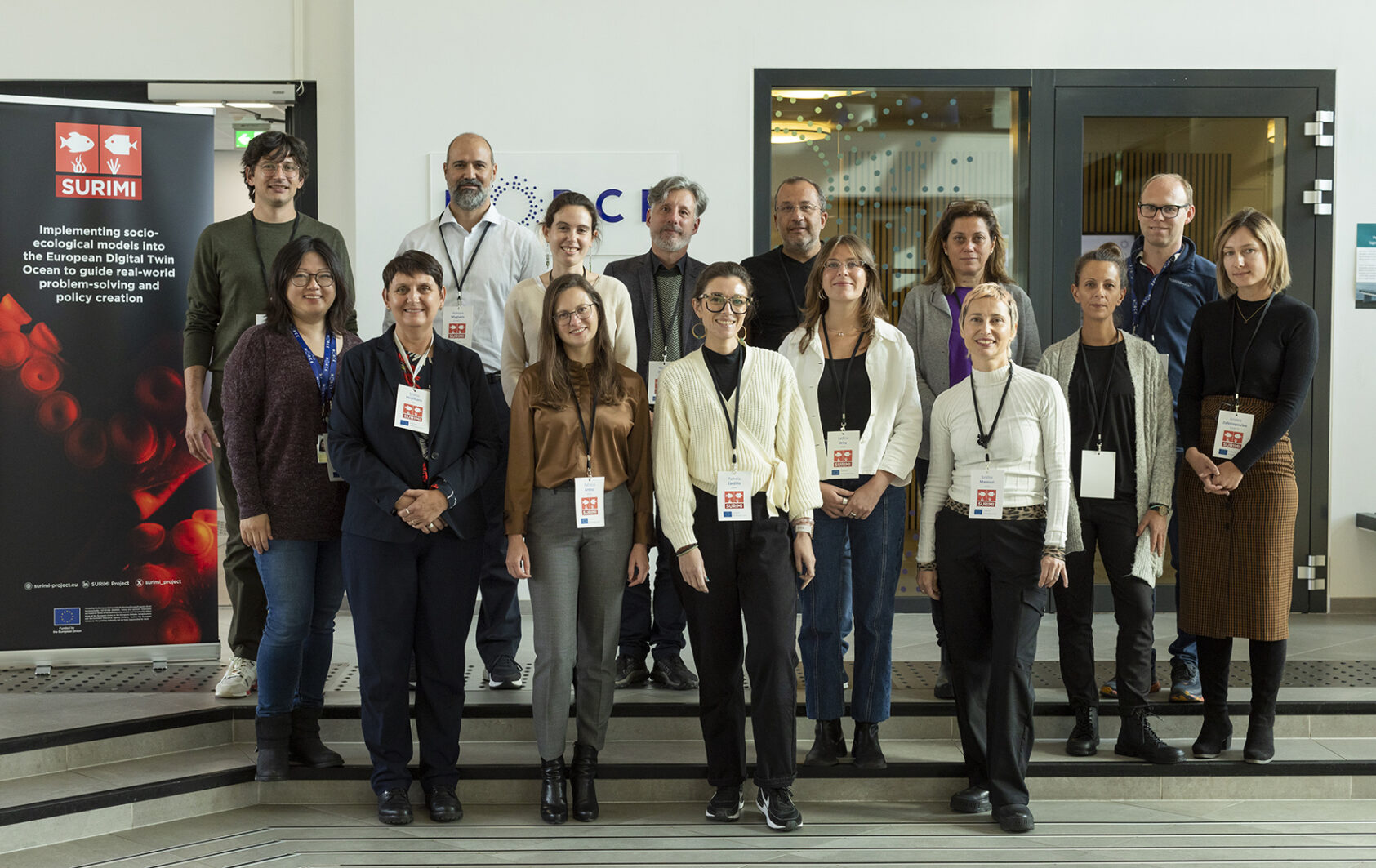 Andreas R. Graven, Her her forskerne i SURIMI samlet til gruppebilde på samlingen i Bergen., SURIMI 1 with B group picture Bergen240924 copy, , Gruppebilde av 15 personer.