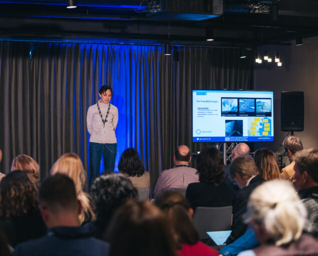 David Jensen, Arctic Frontiers, Priscilla Mooney participated in the side event 'From Global Climate Modelling to Climate Information and Climate Adaptation' about the Norwegian Earth System Model (NorESM). The model provides information on climate changes such as land characteristics (thawing, permafrost, snow cover), hydrology (surface energy balance, flood conditions, drought), and ocean characteristics (sea ice formation, sea temperature, ocean currents, ocean acidification)., 54291113680 985d819337 o, , 