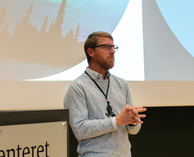 Katrine Jaklin, NORCE, Adam VanDervort, the American Presence Officer in Tromsø, opened the workshop. – The new Presence Post in Tromsø makes it easier to connect US scientists with Norwegian and regional partners. It is a huge return on investment to be in a town like Tromsø., ICE PPR Photo Katrine Jaklin NORCE 2, , 