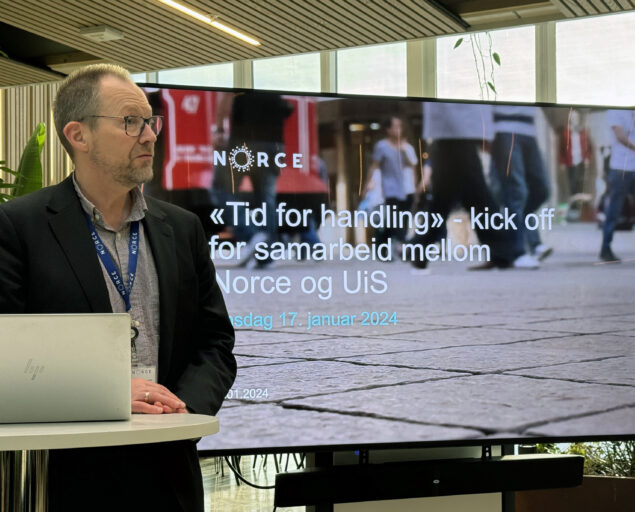Eigil Kloster Osmundsen, Jon Harald Kaspersen mener at det gjennom den nye samarbeidsavtalen kan bygges sterkere tverrfaglige relasjoner og samarbeides om gode prosjekter., NORCE Kaspersen, , 