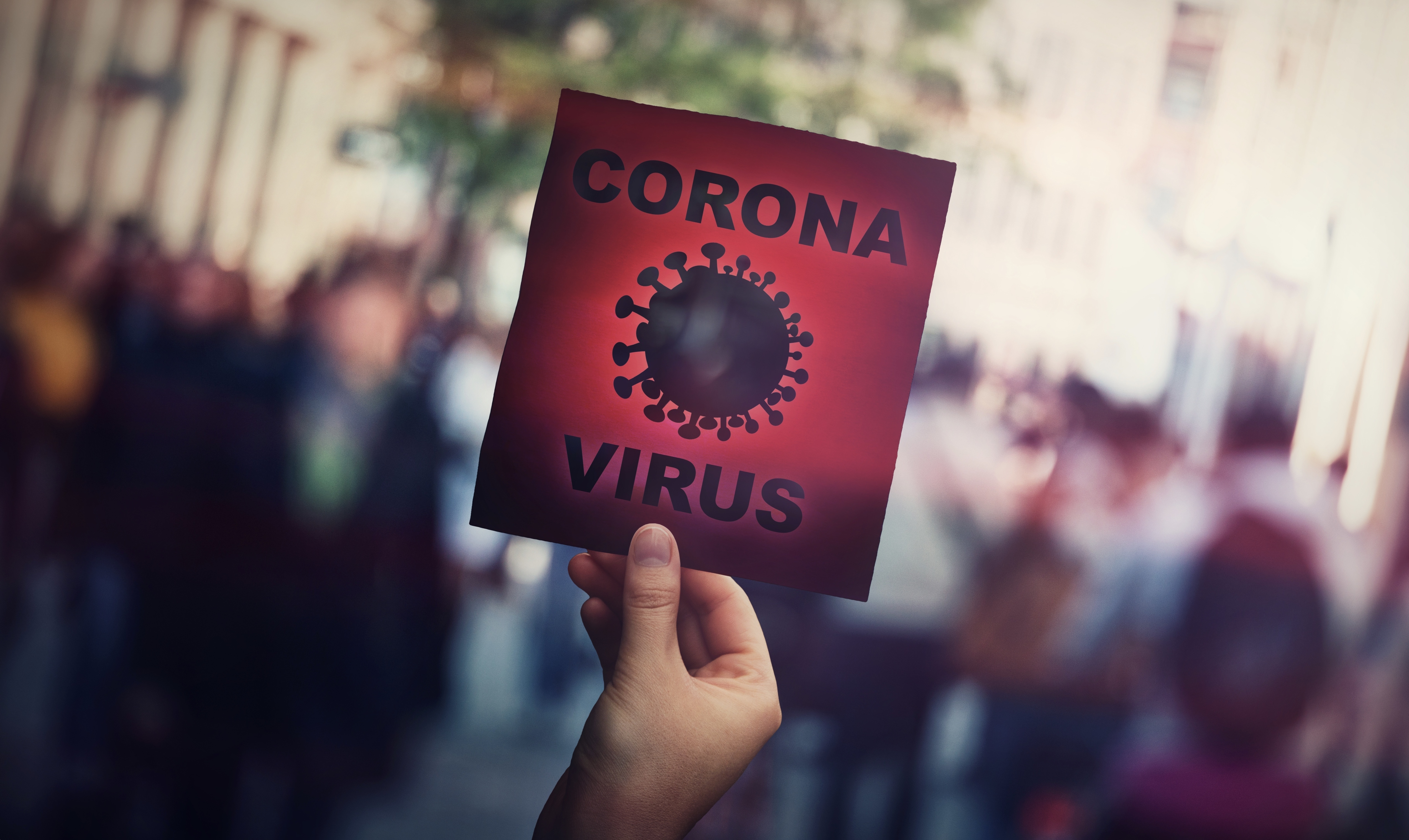 Korona virus illustrasjonsfoto
