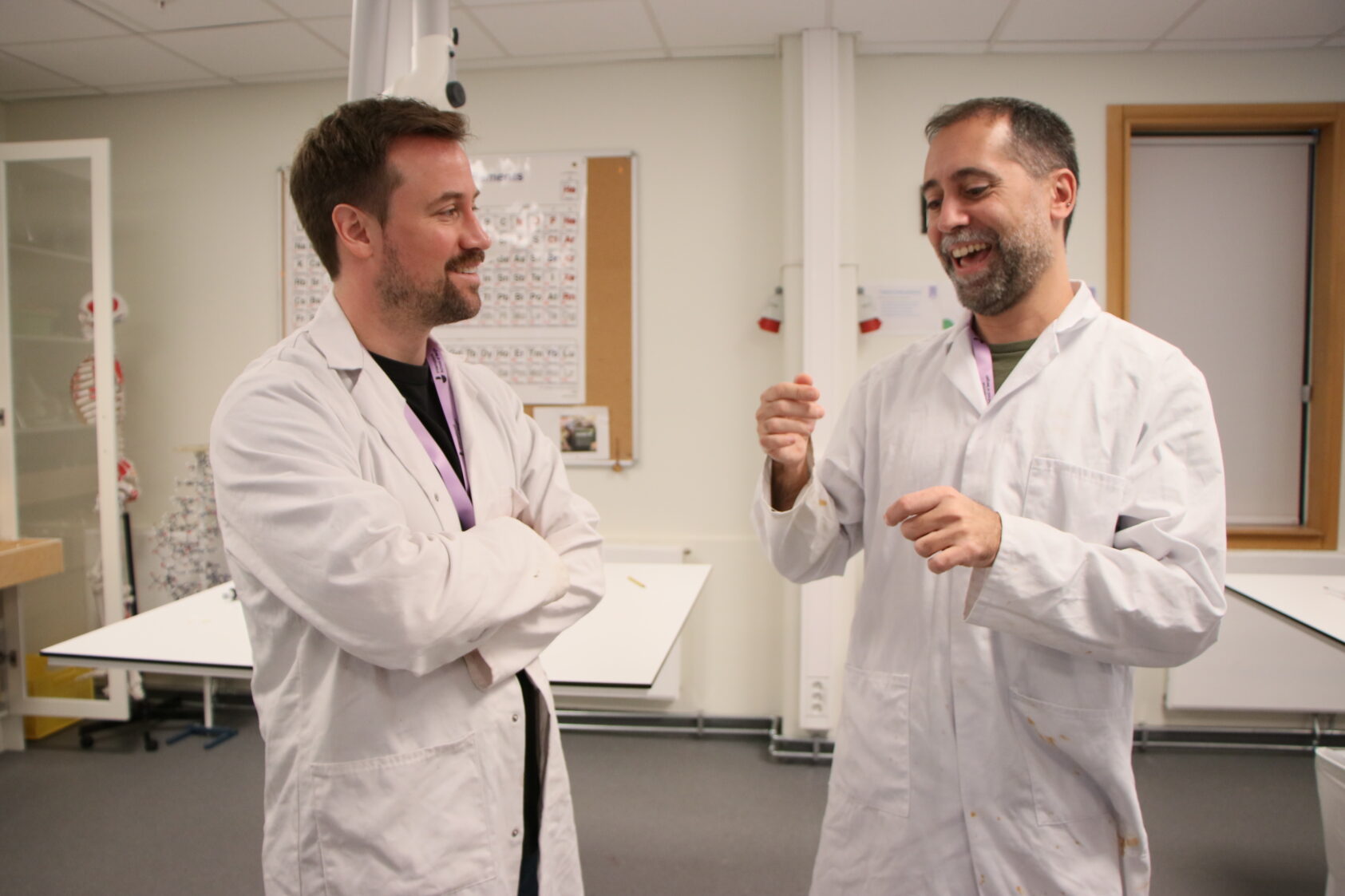 Thomas Hovmøller Ris, Rasmus Ree and Antonio García-Moyano conclude the ‘Meet the Scientist’ event., IMG 9992, , 