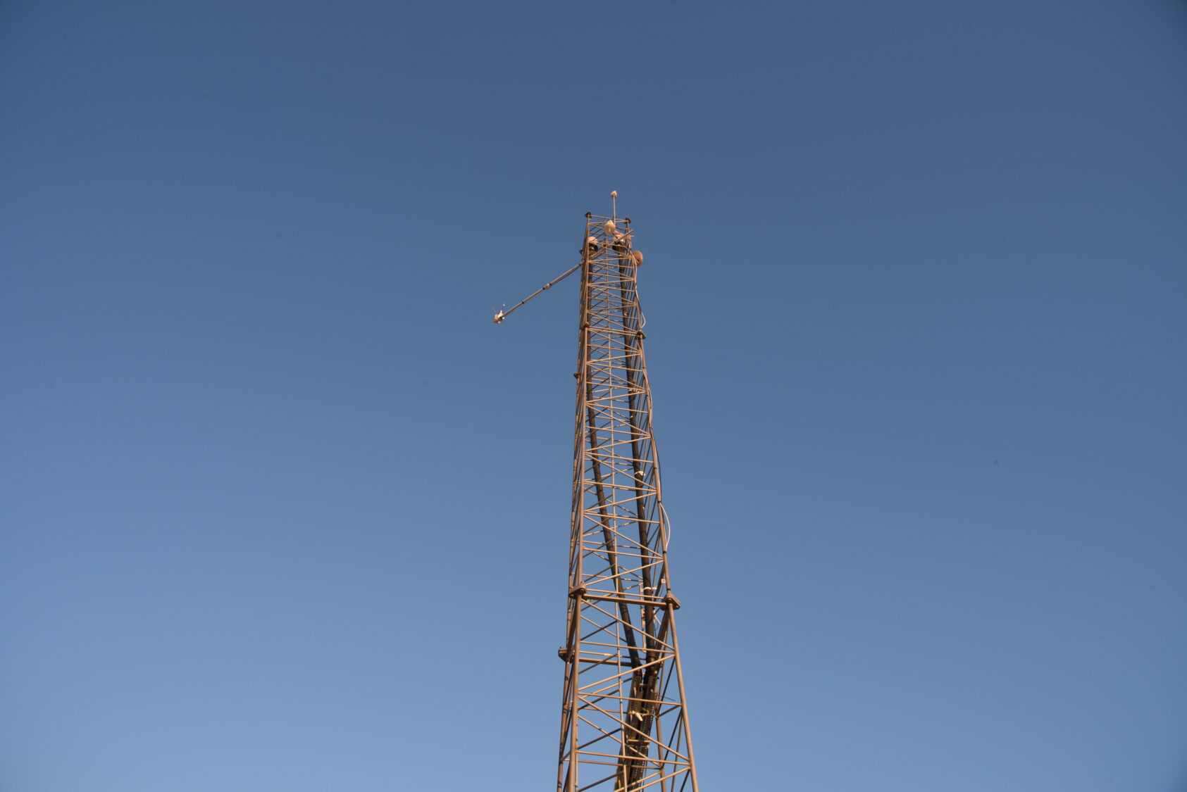 Foto: Mari Keski Nisula, ICOS, Zeppelin-tårnet på Svalbard, Zeppelin Observatory tower ICOS Mari Keski Nisula, , 