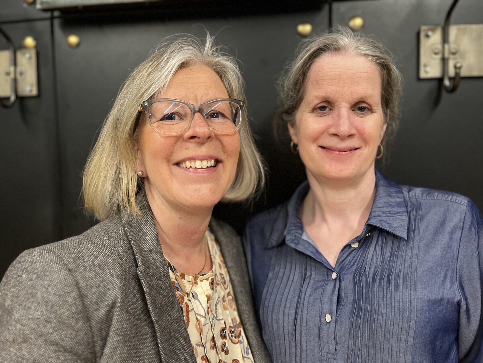 Päivi A. Teivainen-Lædre, Päivi A. Teivainen-Lædre, rådgiver på UiS, med avdelingsleder Hav og miljø i NORCE, Fiona Provan, Blue 4, , 