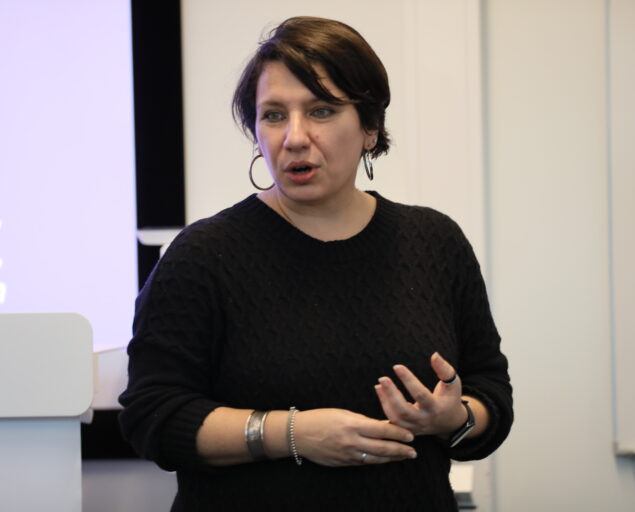 Photo: Thomas Hovmøller Ris, Alessia Pietrosanti, the European Commission project officer for the ACACIA project, 0 S0 A0975, , Standing woman speaking