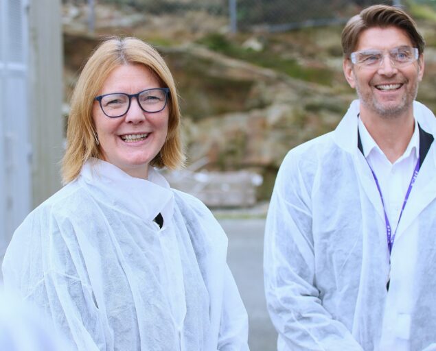 Foto: Thomas Hovmøller Ris, Assisterende konserndirektør Klima og miljø Hans Kleivdal og visekonsernsjef Christina Schieldrop, Christina Schieldrop og Hans Kleivdal NORCE, , 