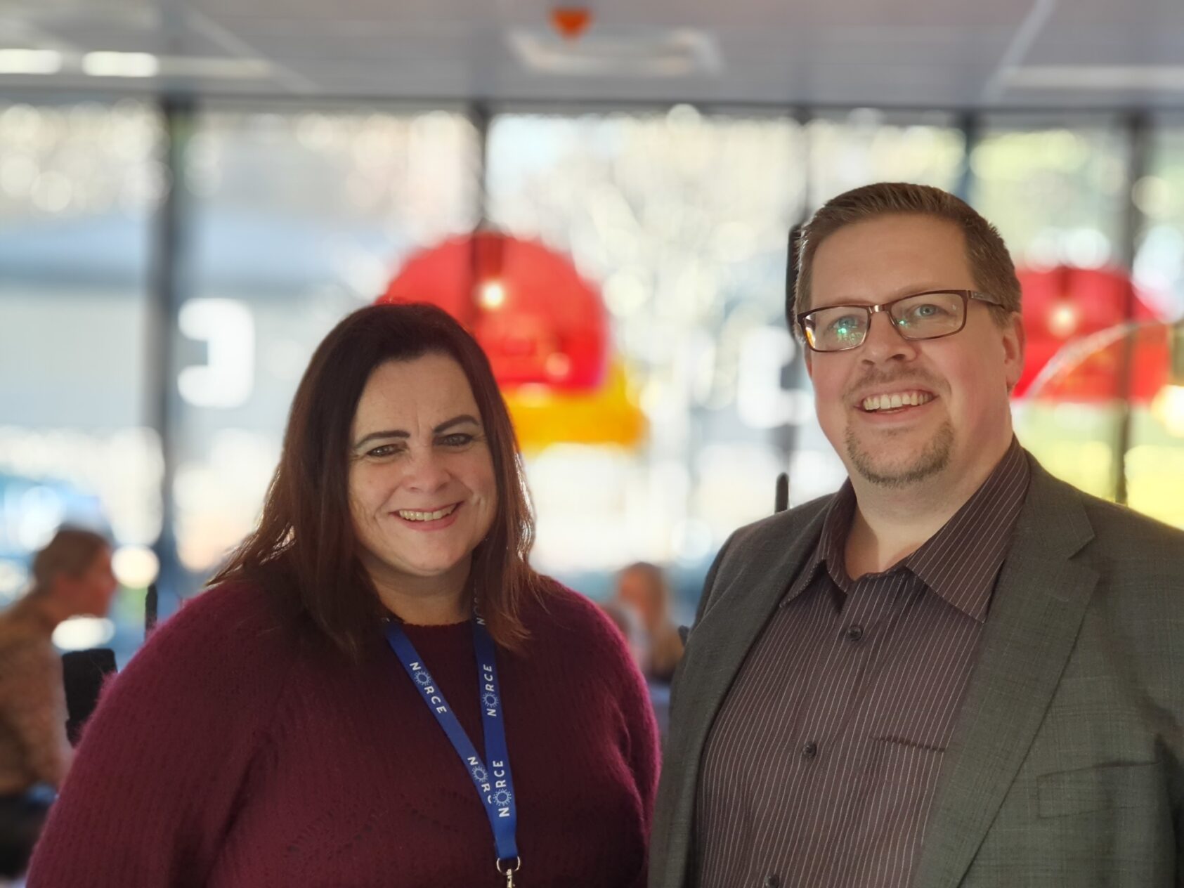 Foto: Astrid Espegren / NORCE, NORCE-forskerne Nina Jentoft og Øyvind Hellang., 20200306 093535, <p>Foto: Astrid Espegren, NORCE</p>, 