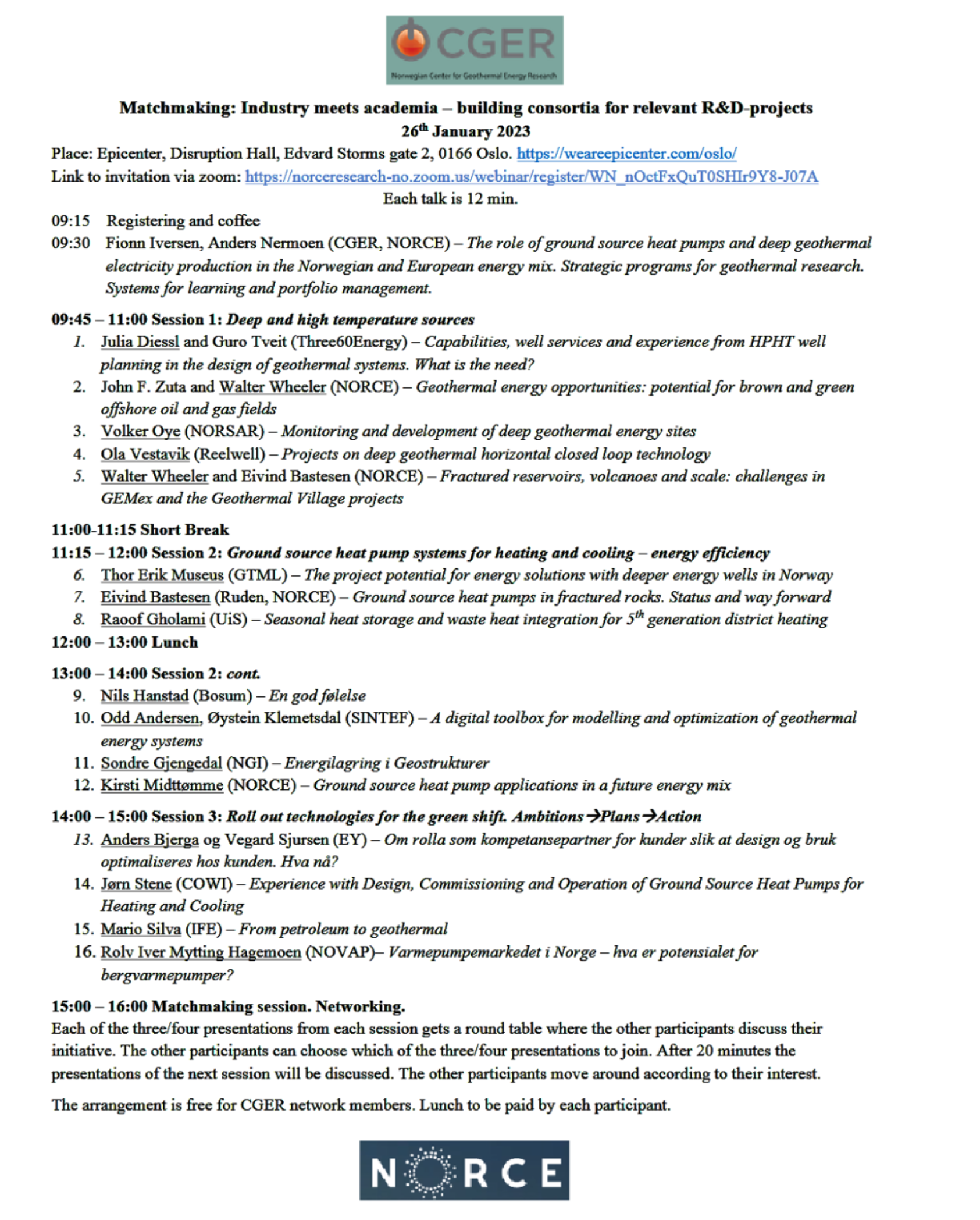 Anders Nermoen, Program, Program bilde, , 