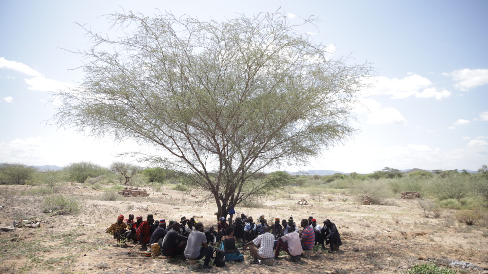 Edwin Kiplagat, ICPAC, To ensure that the information reaches the people, understanding the local conditions is crucial. Here, CONFER representatives are reaching out to farmers  to determine the most effective means of disseminating information., IMG 3045, , 