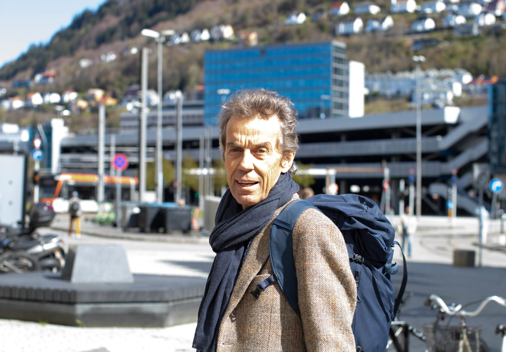 Eleanor Frances Hooppell Smith, NORCE, Einar Leknes har lansert ny rapport om reisevaner og holdninger. Bildet er tatt i Bergen., Einar Leknes esc mai2023, , 