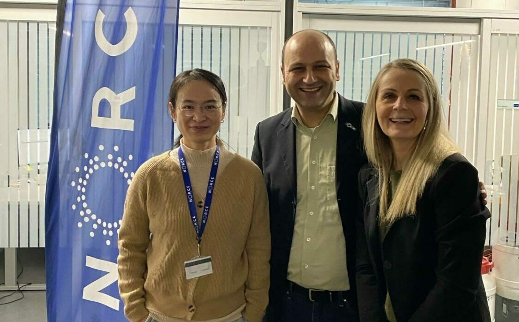 Day of Week, Xuan Zhang og Nabil Belbachir fra NORCE  og  Siv Kristiansen fra Day of Week., Xuan Nabil og Siv NORCE and Day of Week Research project, , 