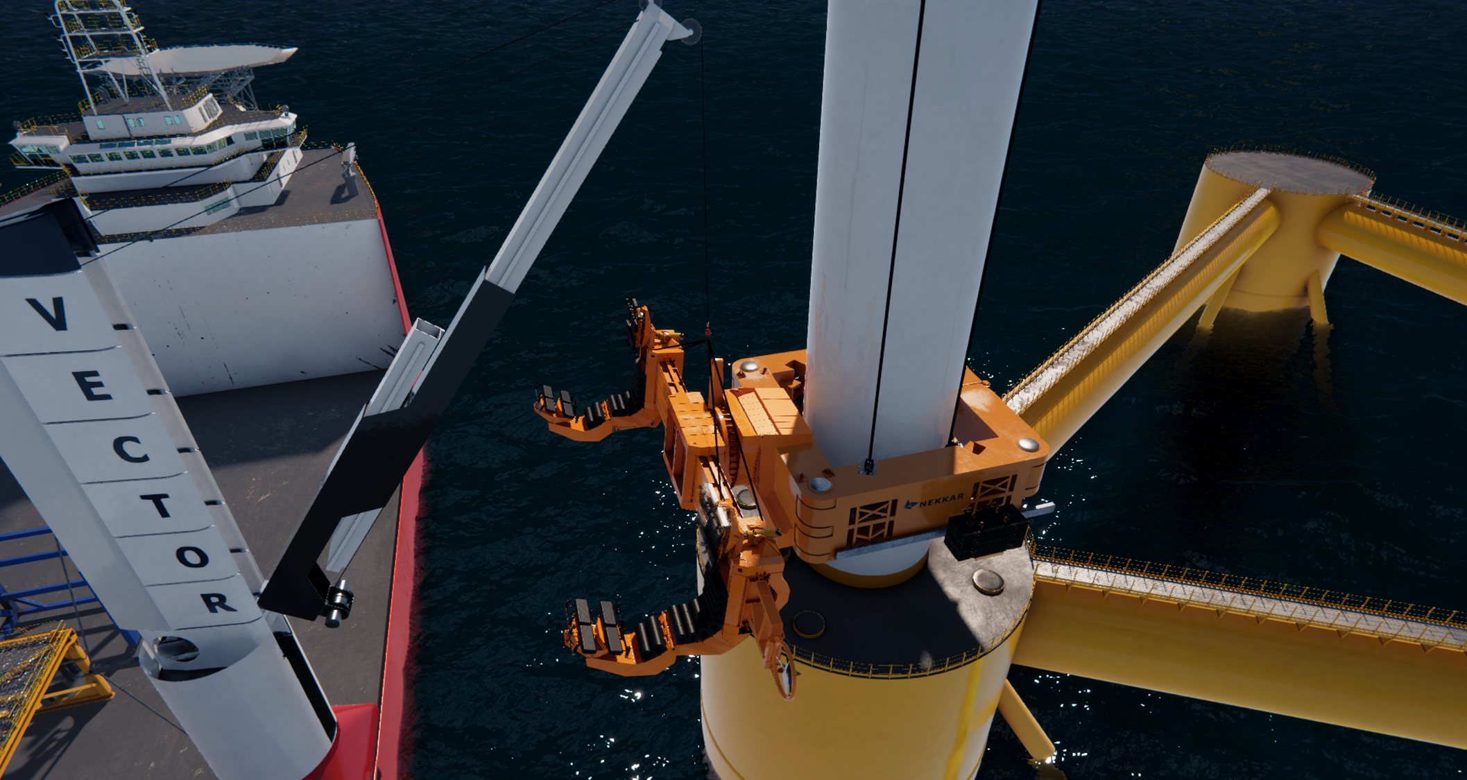 Skywalker and 3 D crane Nekkar